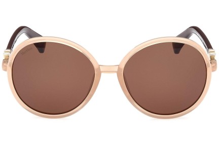 Ochelari de soare Max Mara MM0065 59F Rotunzi Bej