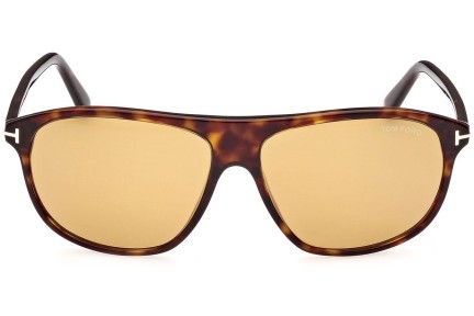 Ochelari de soare Tom Ford FT1027 52E Pilot Havana