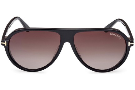 Ochelari de soare Tom Ford FT1023 01B Pilot Negri