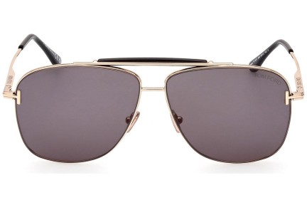 Ochelari de soare Tom Ford FT1017 28A Pilot Aurii