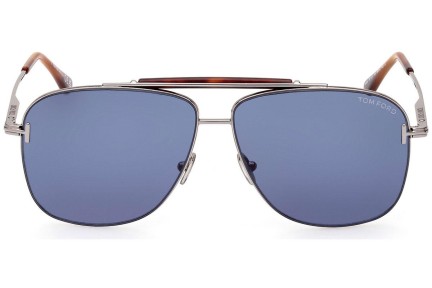 Ochelari de soare Tom Ford FT1017 14V Pilot Argintii