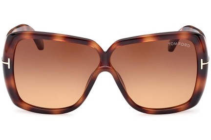 Ochelari de soare Tom Ford FT1037 52F Oversize Havana