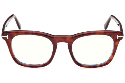 Ochelari Tom Ford FT5870-B 054 Pătrați Havana