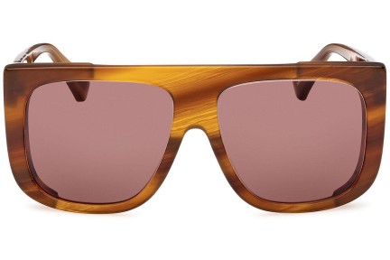 Ochelari de soare Max Mara MM0073 50E Flat Top Havana