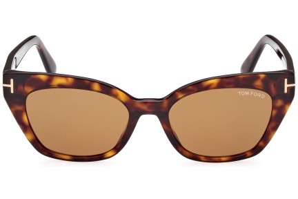 Ochelari de soare Tom Ford FT1031 52E Cat Eye Havana