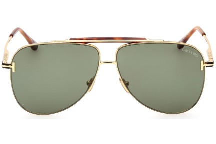 Ochelari de soare Tom Ford FT1018 30N Pilot Aurii