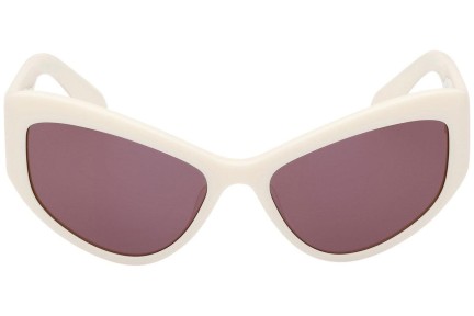 Ochelari de soare Adidas Originals OR0089 21G Cat Eye Albi