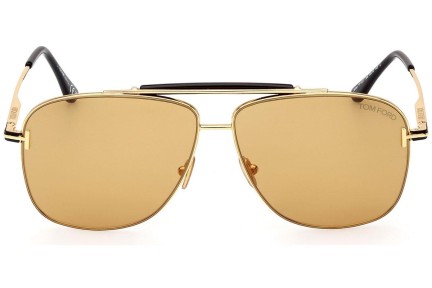 Ochelari de soare Tom Ford FT1017 30E Pilot Aurii