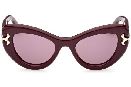 Ochelari de soare Emilio Pucci EP0212 81S Cat Eye Roșii