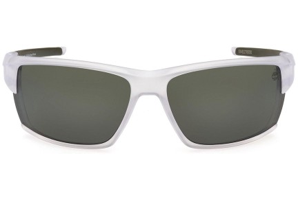 Ochelari de soare Timberland TB9308 26R Polarized Dreptunghiulari Albi