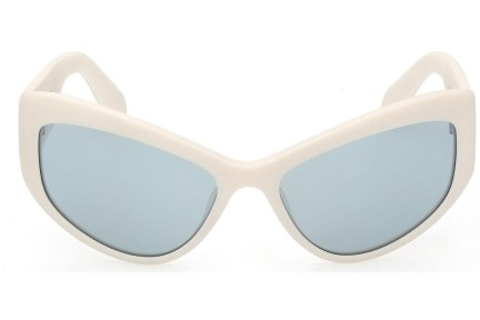 Ochelari de soare Adidas Originals OR0089 21X Cat Eye Albi