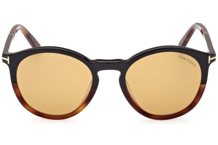 Ochelari de soare Tom Ford FT1021 56E Rotunzi Havana