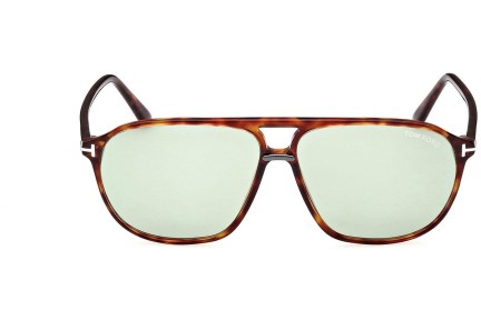 Ochelari de soare Tom Ford FT1026 54N Pilot Havana