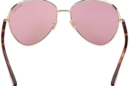 Ochelari de soare Tom Ford FT1028 32Z Rotunzi Aurii