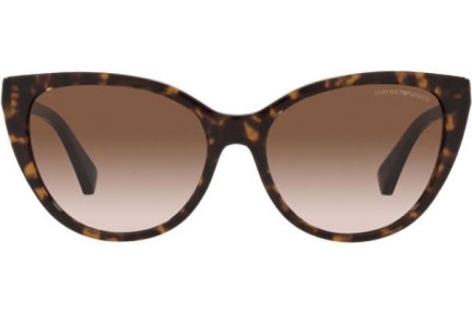 Ochelari de soare Emporio Armani EA4162 587913 Cat Eye Havana