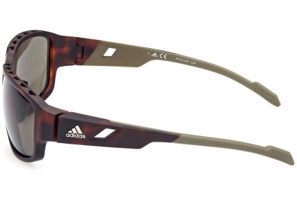 Ochelari de soare Adidas Sport SP0045 52N Dreptunghiulari Havana