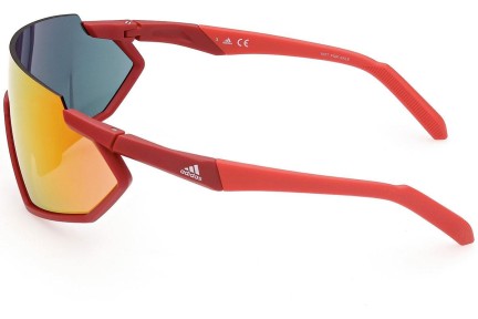 Ochelari de soare Adidas Sport SP0041 67U Lentilă unică | Shield Roșii