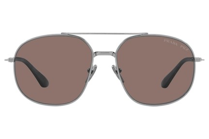 Ochelari de soare Prada PR51YS 5AV05C Polarized Pilot Argintii