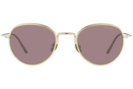 Ochelari de soare Prada PR53WS 06Q06I Rotunzi Aurii