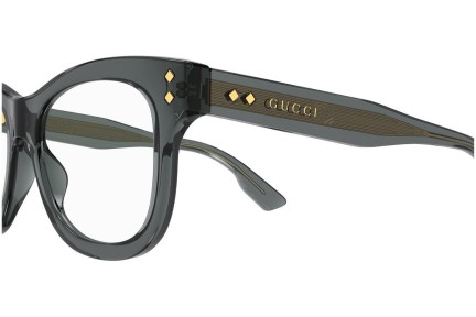 Ochelari Gucci GG1086O 008 Pătrați Gri