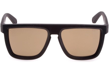 Ochelari de soare Police Lewis 44 SPLE39 0J35 Flat Top Maro