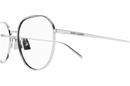 Ochelari Saint Laurent SL484 002 Rotunzi Argintii