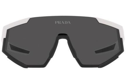 Ochelari de soare Prada Linea Rossa PS04WS TWK06F Lentilă unică | Shield Albi