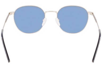 Ochelari de soare Lacoste L251S 012 Rotunzi Argintii