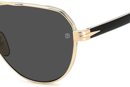 Ochelari de soare David Beckham DB1121/G/S RHL/IR Pilot Aurii