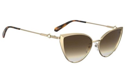 Ochelari de soare Love Moschino MOL061/S J5G/HA Cat Eye Aurii