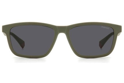 Ochelari Polaroid PLD2147/CS DLD/M9 Polarized Dreptunghiulari Verzi