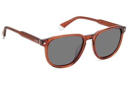 Ochelari de soare Polaroid PLD4117/G/S/X 2LF/M9 Polarized Pătrați Maro