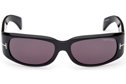 Ochelari de soare Tom Ford Corey FT1064 01A Dreptunghiulari Negri