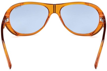 Ochelari de soare Guess GU00081 44V Rotunzi Portocalii