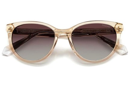 Ochelari de soare Polaroid PLD4111/S/X HAM/LA Polarized Cat Eye Bej