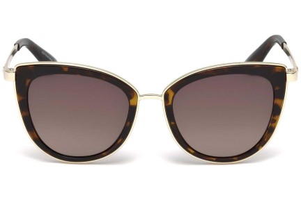 Ochelari de soare Guess GU7491 52F Cat Eye Havana