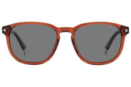 Ochelari de soare Polaroid PLD4117/G/S/X 2LF/M9 Polarized Pătrați Maro