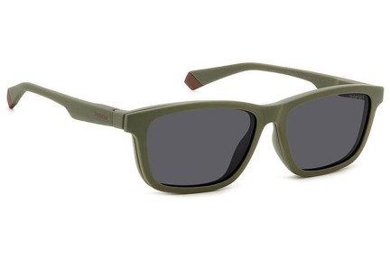 Ochelari Polaroid PLD2147/CS DLD/M9 Polarized Dreptunghiulari Verzi