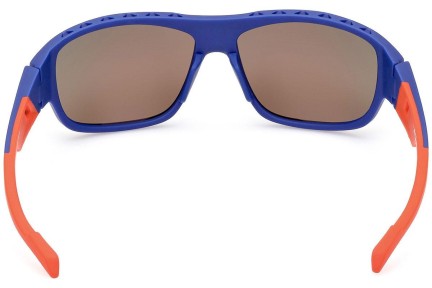 Ochelari de soare Adidas Sport SP0045 91L Dreptunghiulari Albaștri