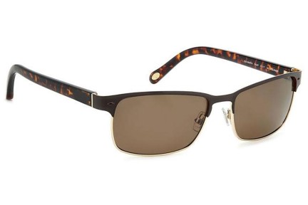 Ochelari de soare Fossil FOS3000/P/S 09Q/SP Polarized Pătrați Maro