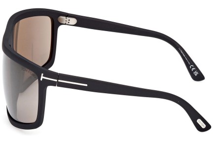 Ochelari de soare Tom Ford Clint 2 FT1066 02L Flat Top Negri