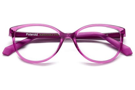 Ochelari Polaroid Junior PLDD825 B3V Cat Eye Violeți