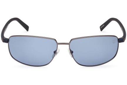 Ochelari de soare Timberland TB9325 08D Polarized Dreptunghiulari Argintii