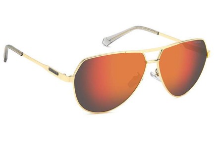 Ochelari de soare Polaroid PLD2145/G/S/X J5G/OZ Polarized Pilot Aurii