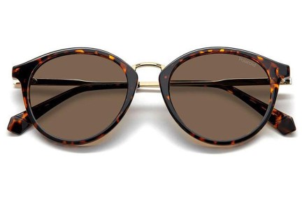 Ochelari de soare Polaroid PLD4147/S/X 086/SP Polarized Rotunzi Havana