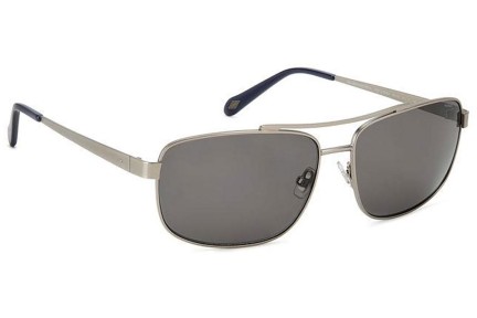 Ochelari de soare Fossil FOS2130/G/S R81/M9 Polarized Dreptunghiulari Argintii