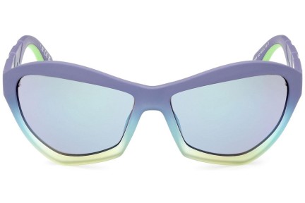 Ochelari de soare Adidas Originals OR0095 82Z Cat Eye Violeți