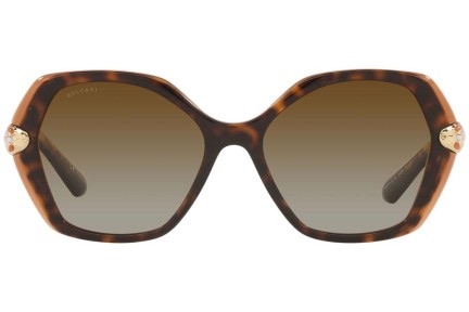 Ochelari de soare Bvlgari BV8241KB 5496T5 Polarized Specială Havana