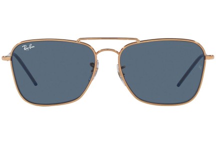 Ochelari de soare Ray-Ban Caravan Reverse RBR0102S 92023A Dreptunghiulari Aurii