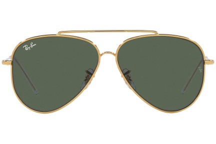 Ochelari de soare Ray-Ban Aviator Reverse RBR0101S 001/VR Pilot Aurii